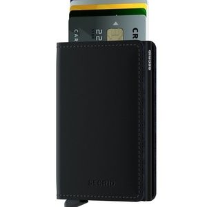 SECRID slim wallet in matte black